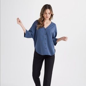 Vetta boyfriend shirt blue